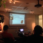 Stephen Randall (Monster Media) presenting from NY